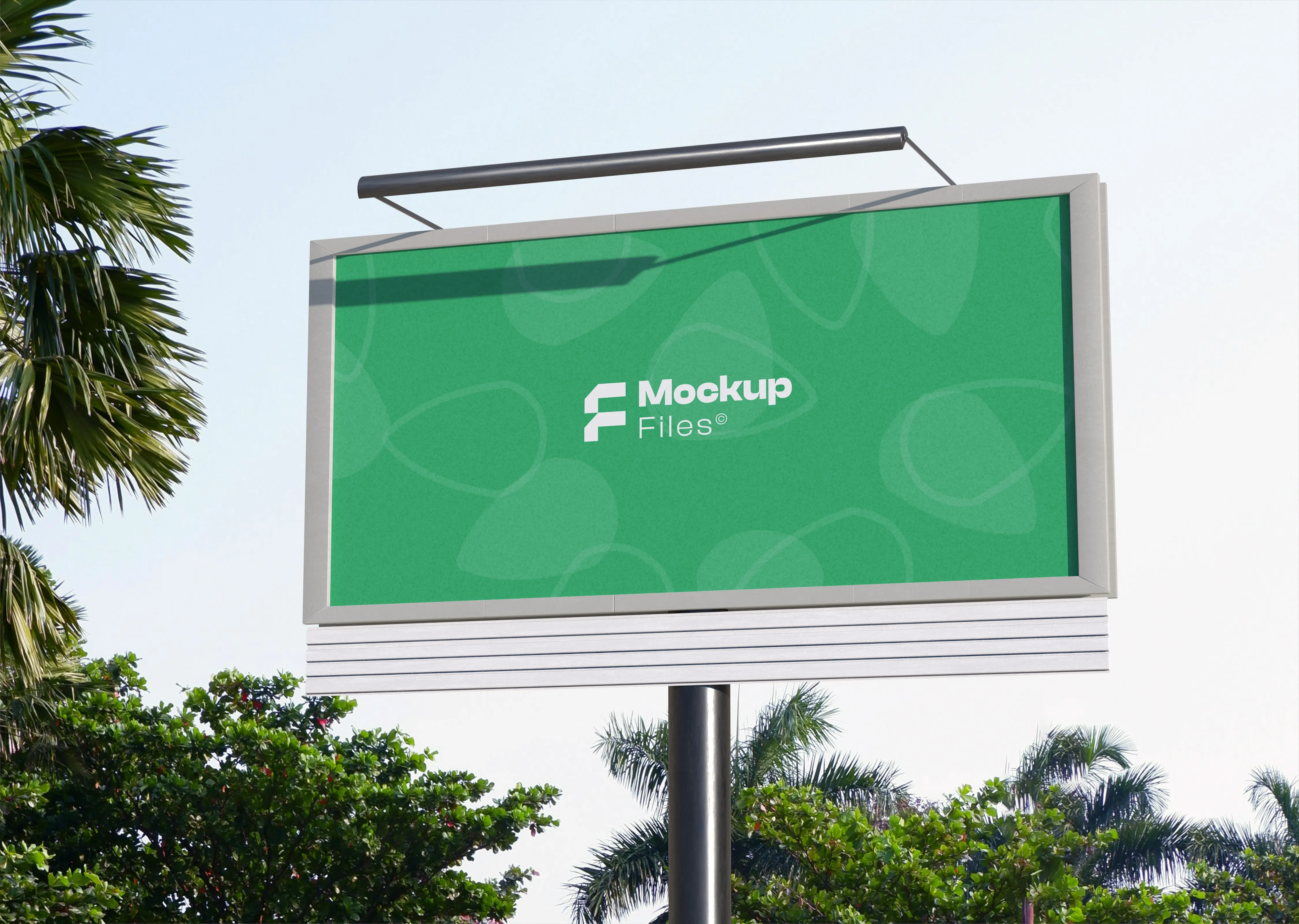 Free City Outdoor Advertising Billboard Mockup PSD