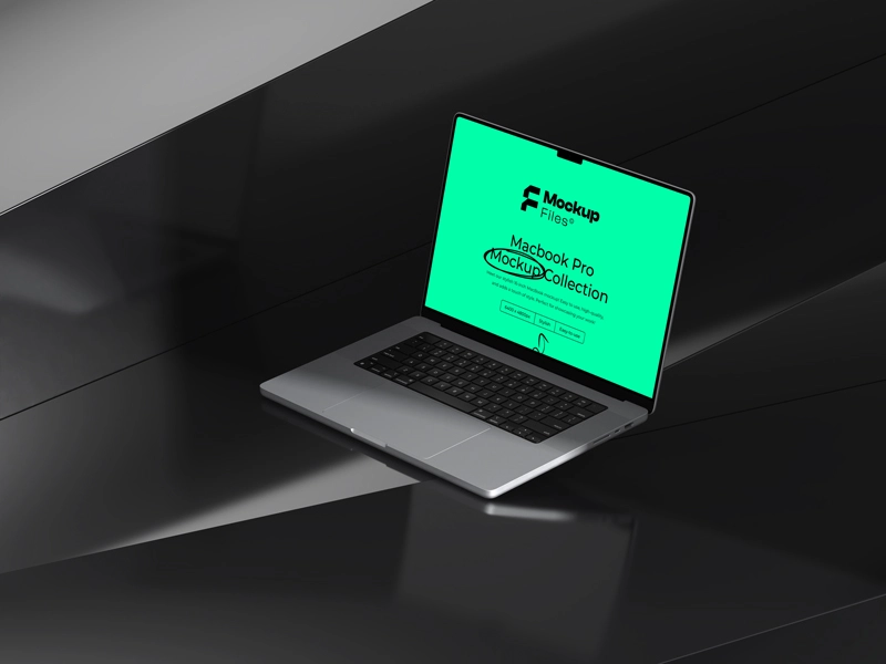 Free Macbook Pro 16 inch Mockup