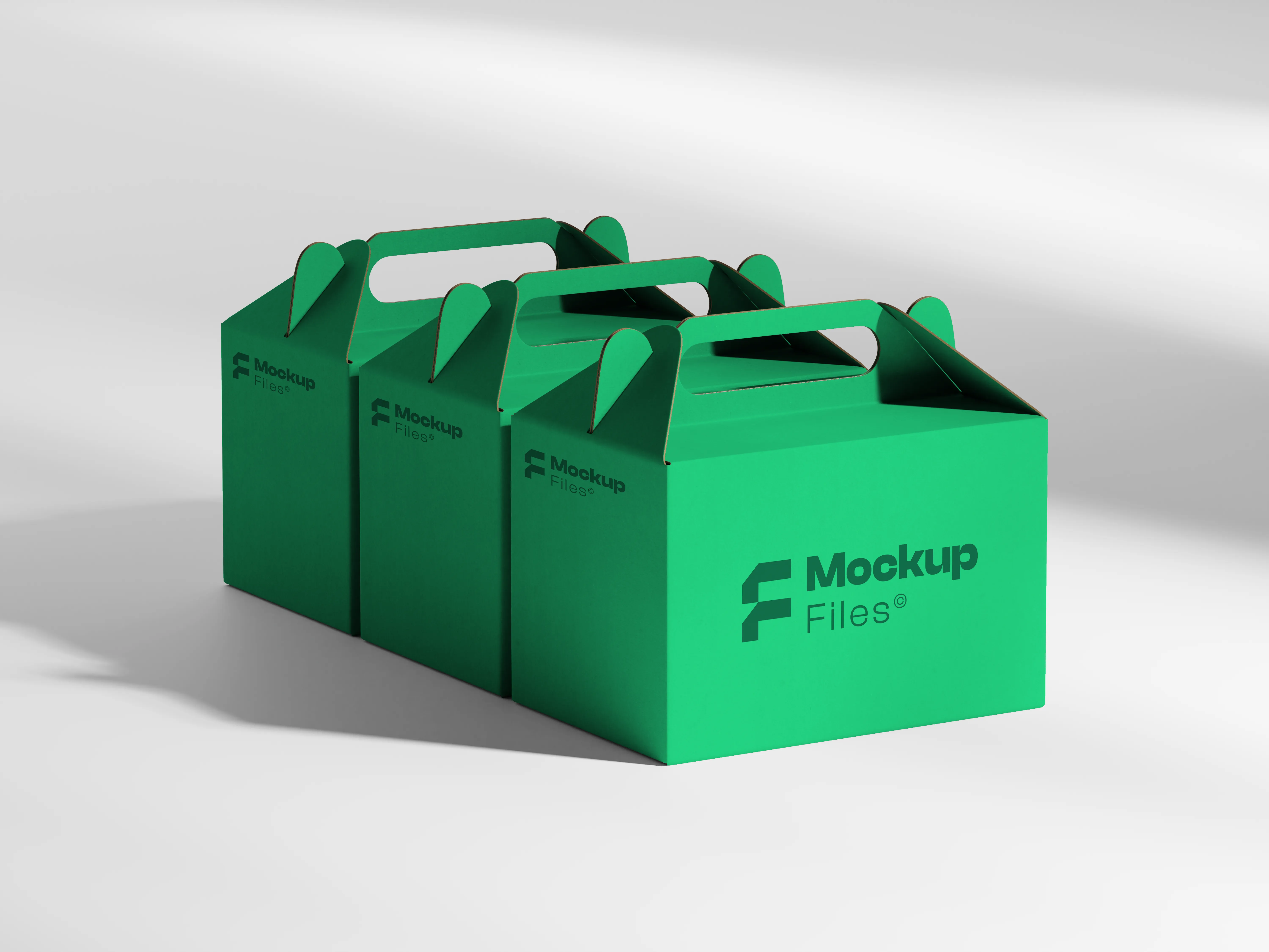 Free Gable Boxes Pro Mockup PSD for Professional Packaging Designs