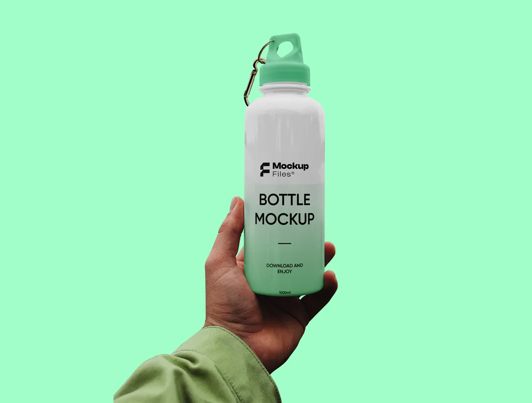 Free Metal Bottle PSD Mockup Freemockupfiles